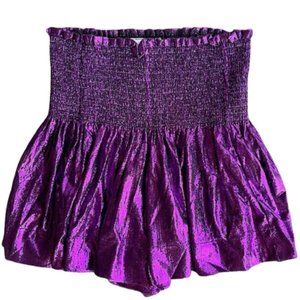 Queen of Sparkles Purple Shimmer Shorts